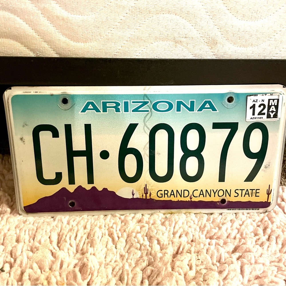 Arizona Grand Canyon State License Plate